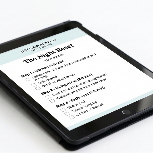 Checklist Pack - Just Clean As You Go